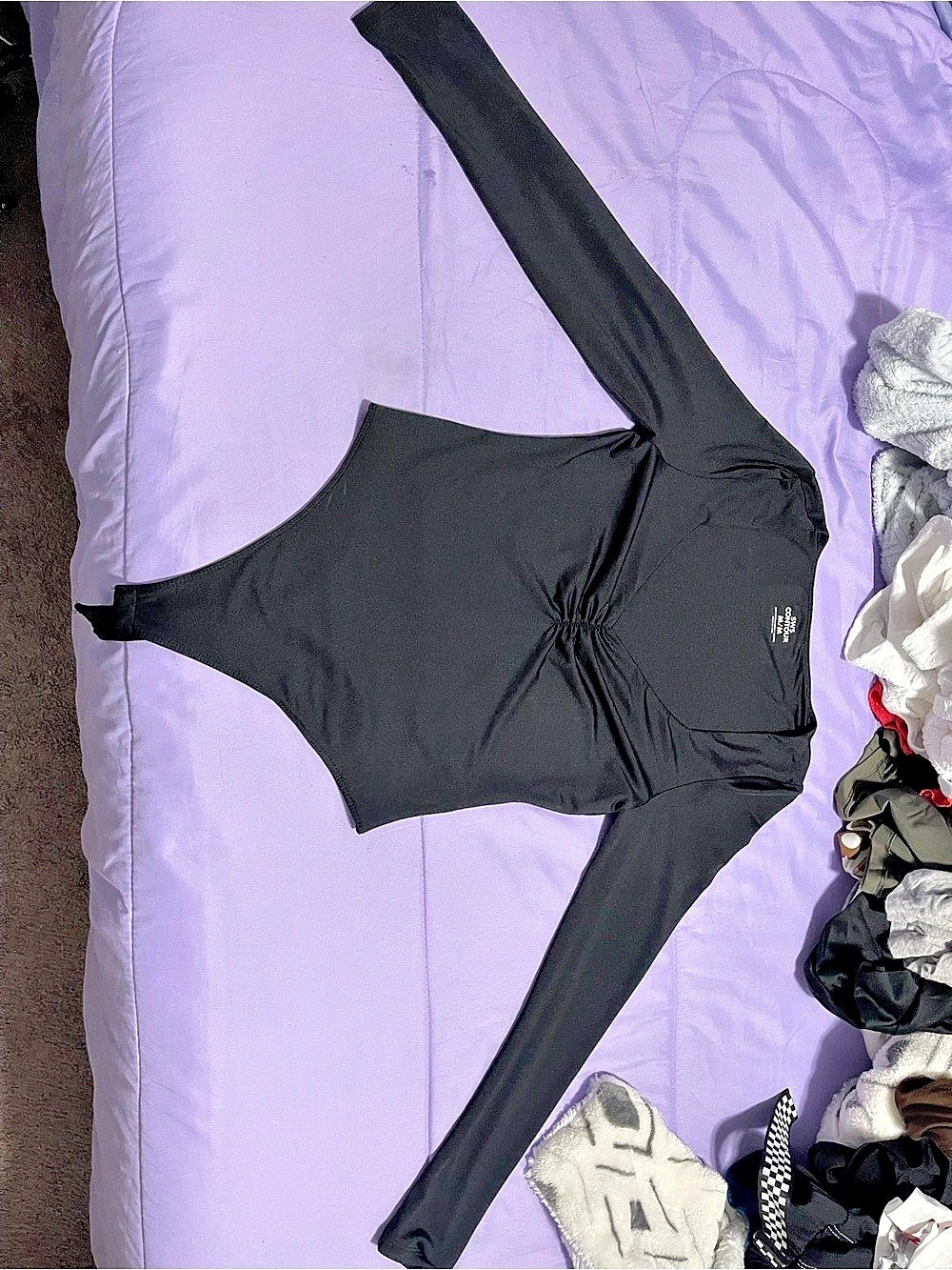 SWS Contour Long Sleeve Top in Black Size Medium Like New